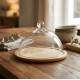 Cake Serving Platter with Glass Lid